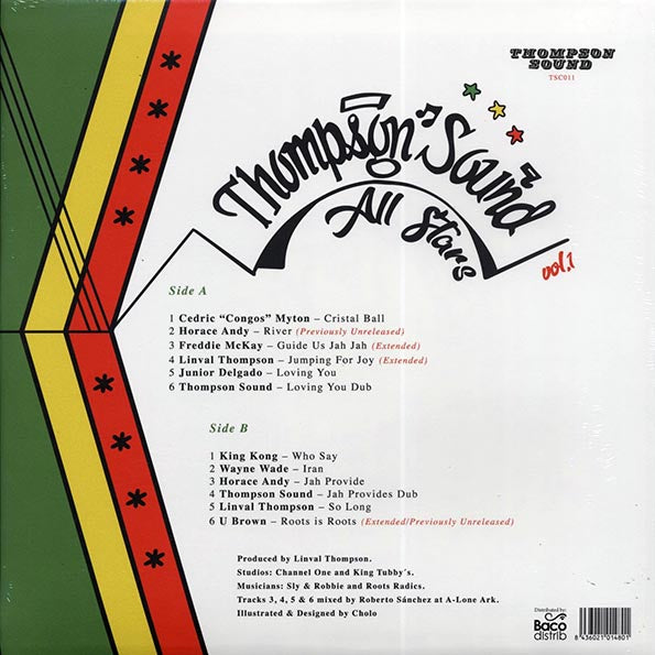 Cedric Myton, King Kong, Horace Andy, Freddie McKay, Linval Thompson, Etc. - Linval Thompson & Friends Volume 1: Thompson Sound All Stars (LP) - PureSound Records