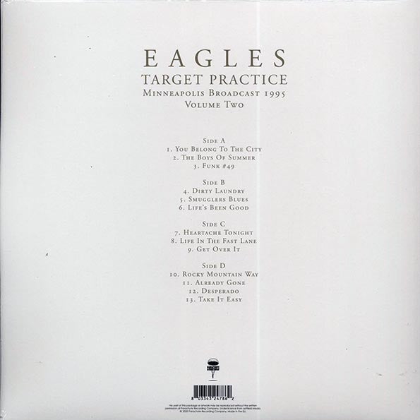 Eagles - Target Practice Volume 2: Minneapolis Broadcast 1995 (ltd. ed.) (LP) - PureSound Records