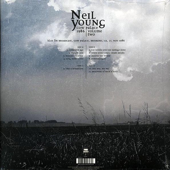 Neil Young - Cow Palace 1986 Volume 2 (ltd. ed.) (LP) - PureSound Records