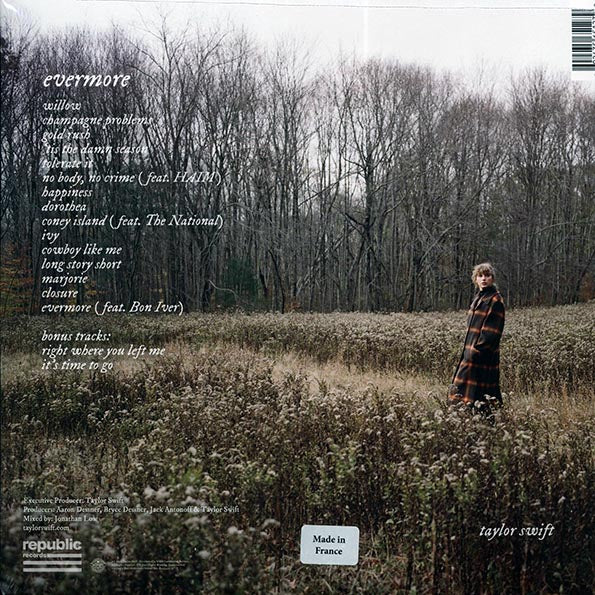 Taylor Swift - Evermore (+2 bonus tracks) (2xLP) (LP)