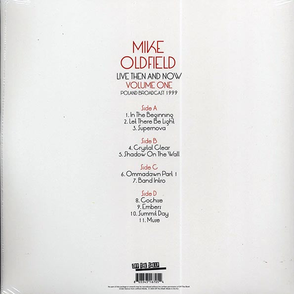 Mike Oldfield - Live Then & Now Volume 1: Poland Broadcast 1999 (LP) - PureSound Records