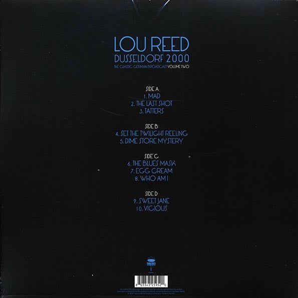 Lou Reed - Dusseldorf 2000 Volume 2: The Classic German Broadcast (LP) - PureSound Records