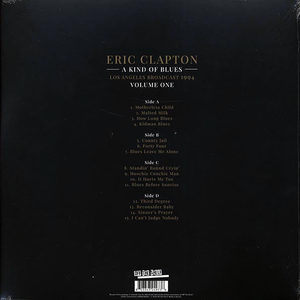 Eric Clapton - A Kind Of Blues Volume 1: Los Angeles Broadcast 1994 (LP) - PureSound Records