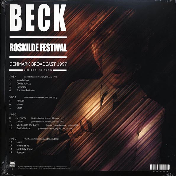 Beck - Roskilde Festival: Denmark Broadcast 1997 (ltd. ed.) (2xLP) (LP) - PureSound Records