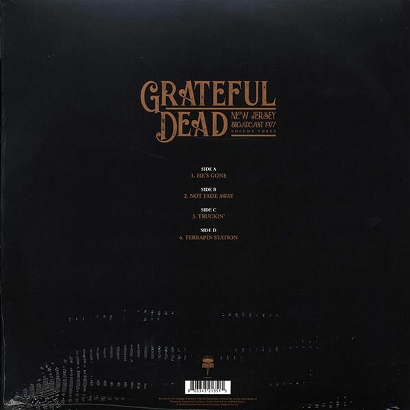 Grateful Dead - New Jersey Broadcast 1977 Volume 3 (LP) - PureSound Records