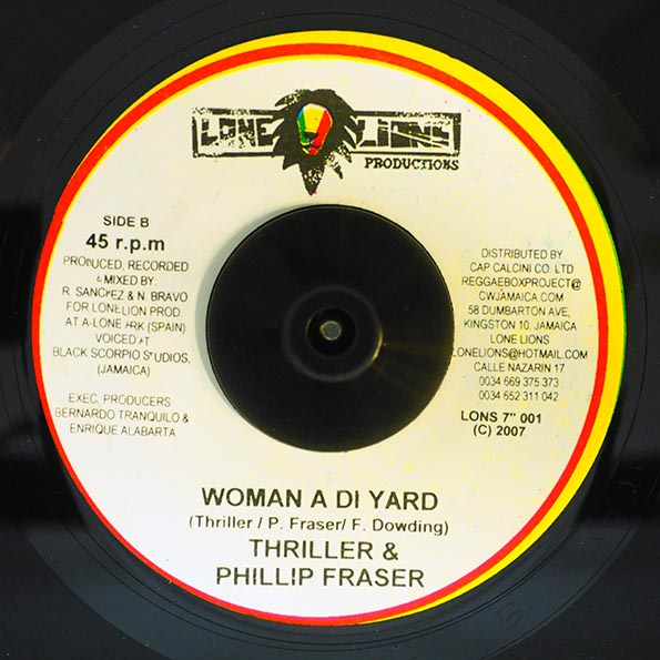 Kiddus I - Graduation In Zion  /  Thriller, Phillip Frazer - Woman A Di Yard (7")