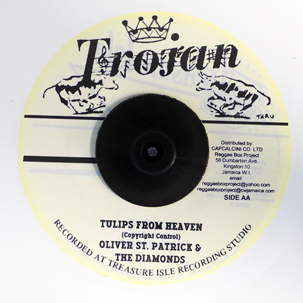 Oliver St. Patrick & The Diamonds - Tulips From Heaven  /  Oliver St. Patrick & The Diamonds - I Want To Be Loved (7")