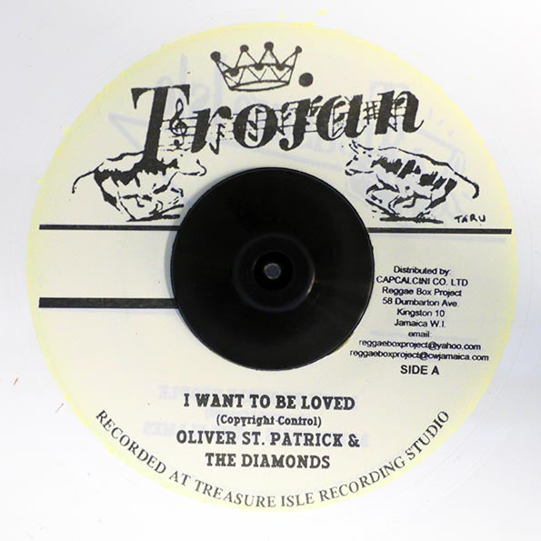 Oliver St. Patrick & The Diamonds - Tulips From Heaven  /  Oliver St. Patrick & The Diamonds - I Want To Be Loved (7")