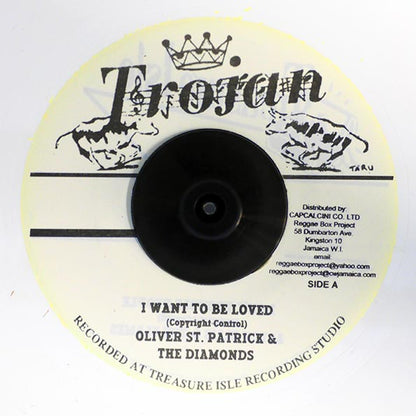Oliver St. Patrick & The Diamonds - Tulips From Heaven  /  Oliver St. Patrick & The Diamonds - I Want To Be Loved (7")