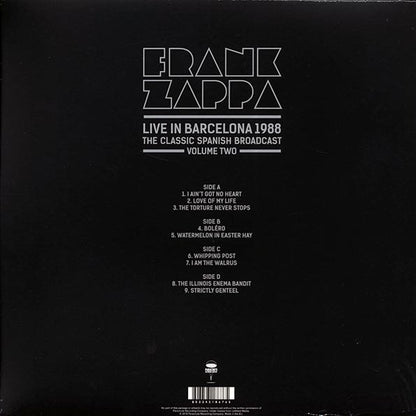 Frank Zappa - Live In Barcelona 1988 Volume 2: The Classic Spanish Broadcast (2xLP) (LP) - PureSound Records