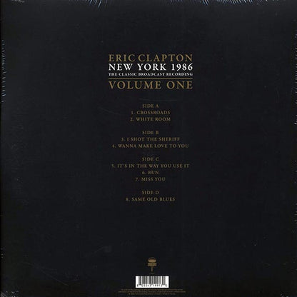 Eric Clapton - New York 1986 Volume 1: The Classic Broadcast Recording (LP) - PureSound Records