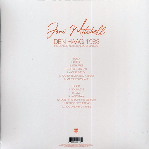 Joni Mitchell - Den Haag 1983: The Classic Netherlands Broadcast (LP) - PureSound Records