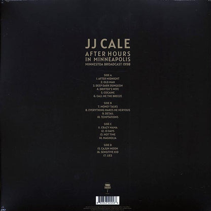 JJ Cale - After Hours In Minneapolis: Minnesota Broadcast 1998 (LP) - PureSound Records