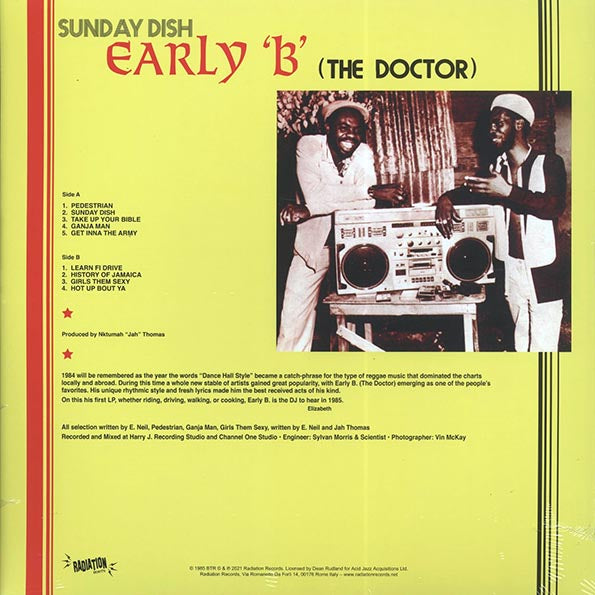 Early B - Sunday Dish (LP) - PureSound Records