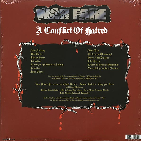 Warfare - A Conflict Of Hatred (LP)