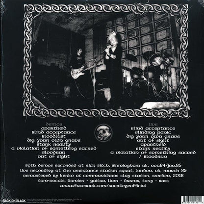 Sacrilege - Ambulance Station Squat, London, 1985 + The First & Second Demos (ltd. ed.) (LP)