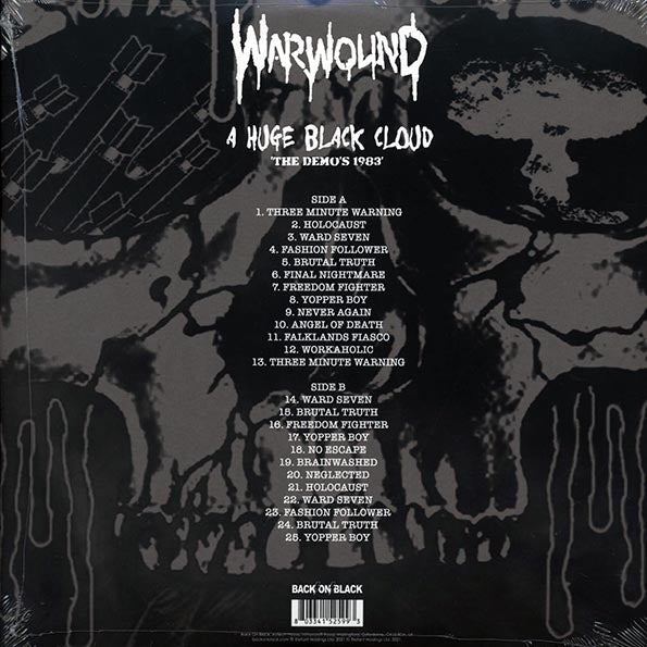 Warwound - A Huge Black Cloud: The Demo's 1983 (ltd. ed.) (LP)