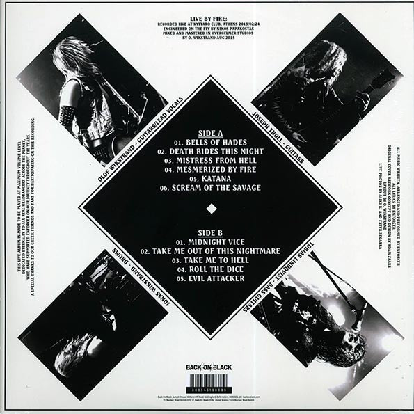 Enforcer - Live By Fire (ltd. ed.) (LP) - PureSound Records