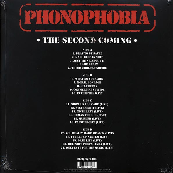 Extreme Noise Terror - Phonophobia (ltd. ed.) (2xLP) (LP) - PureSound Records