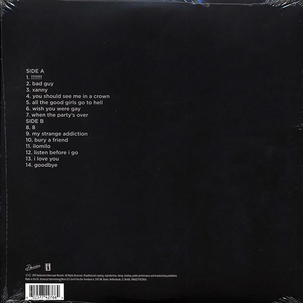 Billie Eilish - When We All Fall Asleep, Where Do We Go? (LP)