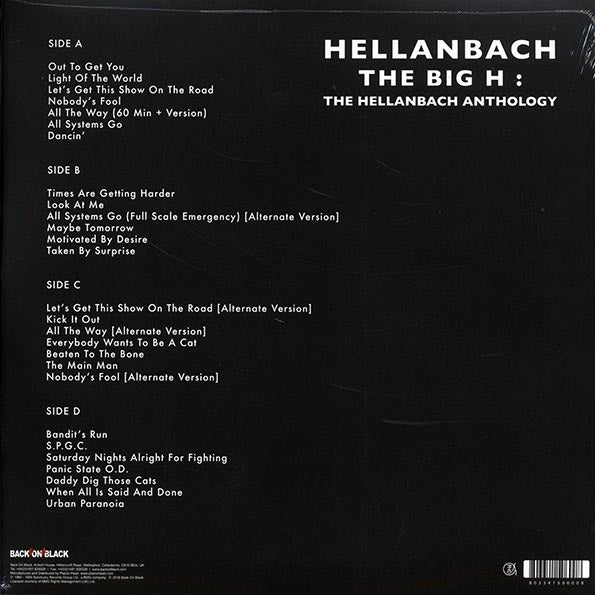 Hellenbach - The Big H: The Hellenbach Anthology (27 tracks) (ltd. ed.) (2xLP) (LP) - PureSound Records
