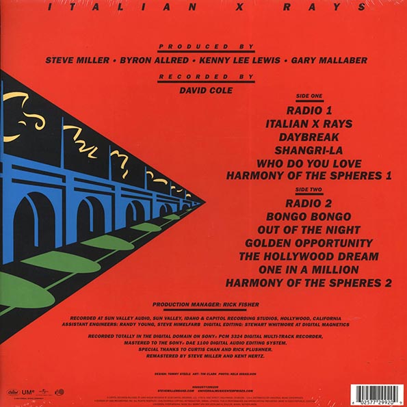 Steve Miller Band - Italian X Rays (incl. mp3) (LP)