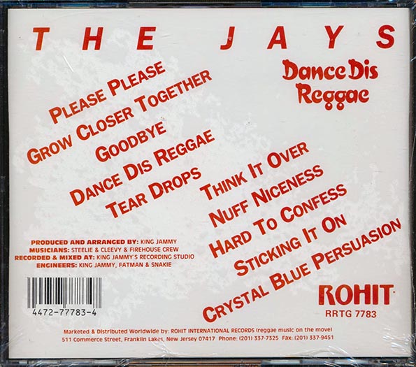 The Jays - Dance Dis Reggae (CD)
