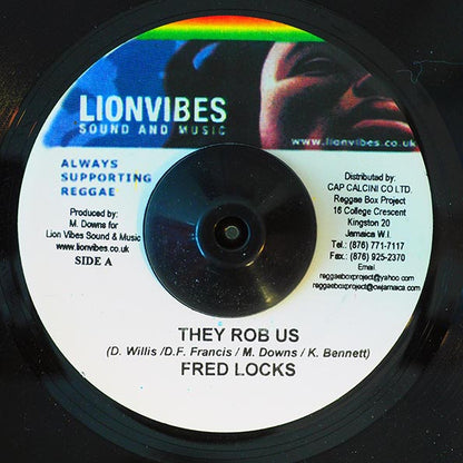 Fred Locks - They Rob Us  /  Version (7")