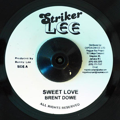 Brent Dowe - Sweet Love  /  Version (7")