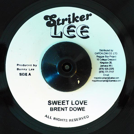 Brent Dowe - Sweet Love  /  Version (7")