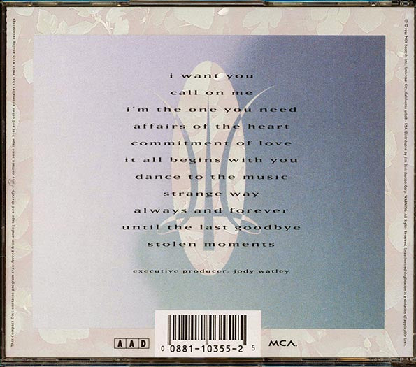 Jody Watley  - Affairs Of The Heart (CD)