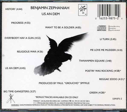 Benjamin Zephaniah - Us An Dem (CD)