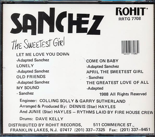 Sanchez - The Sweetest Girl (CD)