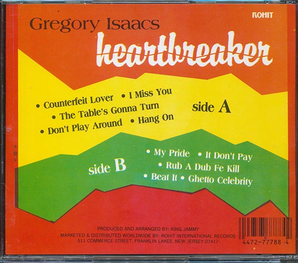 Gregory Isaacs - Heartbreaker (CD)