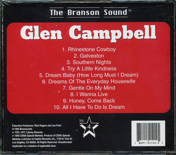Glen Campbell - The Branson Sound (CD)