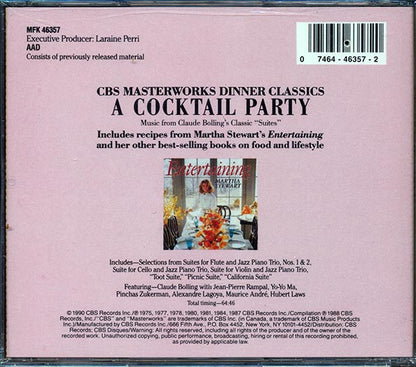 Canon, Sentimentale, Ragtime, Etc.  - Dinner Classics: A Cocktail Party (CD)