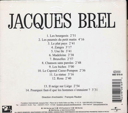 Jacques Brel - Les Bourgeois (CD)