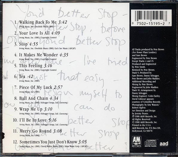 Sam Brown - Stop (CD)