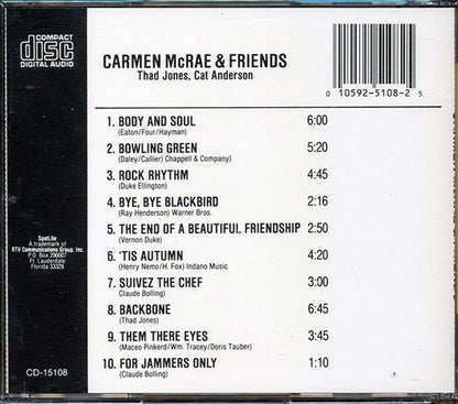 Carmen McRae, Thad Jones, Cat Anderson, Etc. - Carmen McRae & Friends (CD)