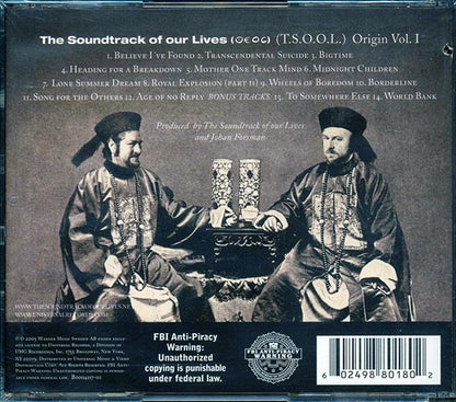 The Soundtrack Of Lives  - Origin Volume 1 (CD)