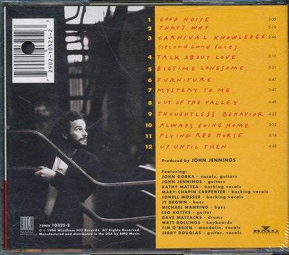 John Gorka - Out Of The Valley (CD)