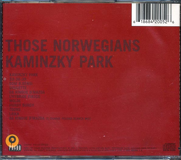 Those Norwegians - Kaminzky Park (CD)