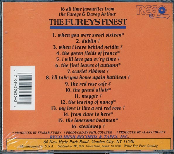 The Fureys & Davey Arthur - The Fureys Finest (CD)
