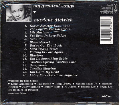 Marlene Dietrich - My Greatest Songs (CD)
