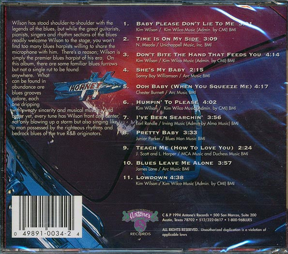 Kim Wilson - That's Life (CD)