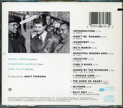 Benny Green Trio  - Testifyin' (CD)