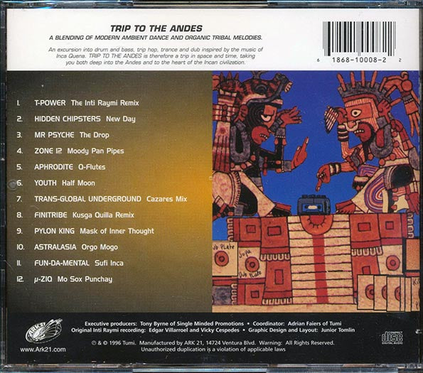 Zone 12, Aphrodite, Youth, Etc. - Trip To The Andes (CD)