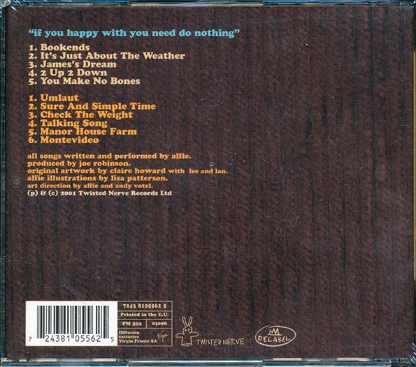 Alfie - If You Happy With You Need Do Nothing (CD)