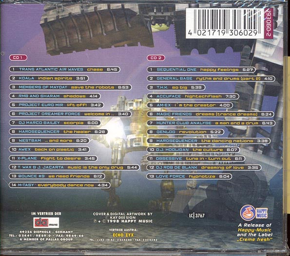 Koala, Trance Atlantic Air Waves, Members Of Mayday, Etc. - The Best Of Planet Rave  (25 tracks) (CD)