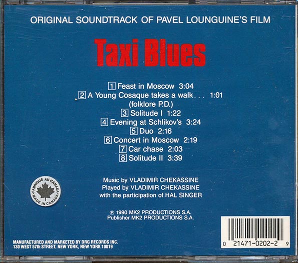 Vladimir Chekassine & Hal Singer - Taxi Blues: Original Soundtrack (CD)